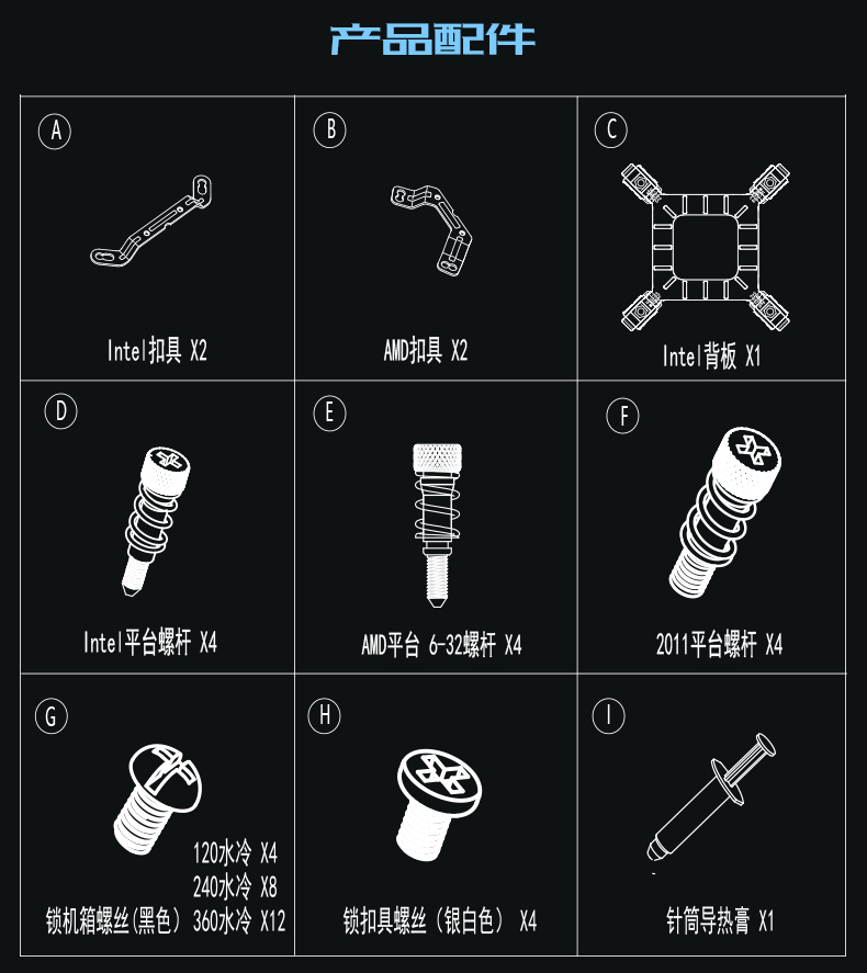 寒战120水冷散热器