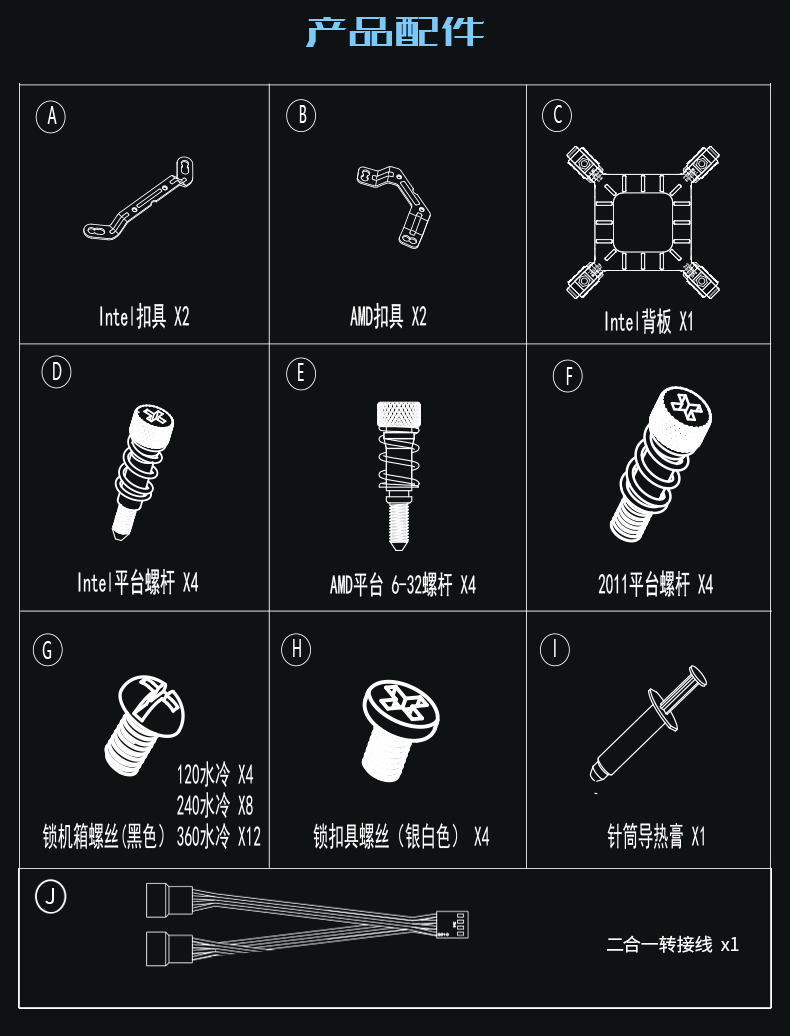 寒战240水冷散热器
