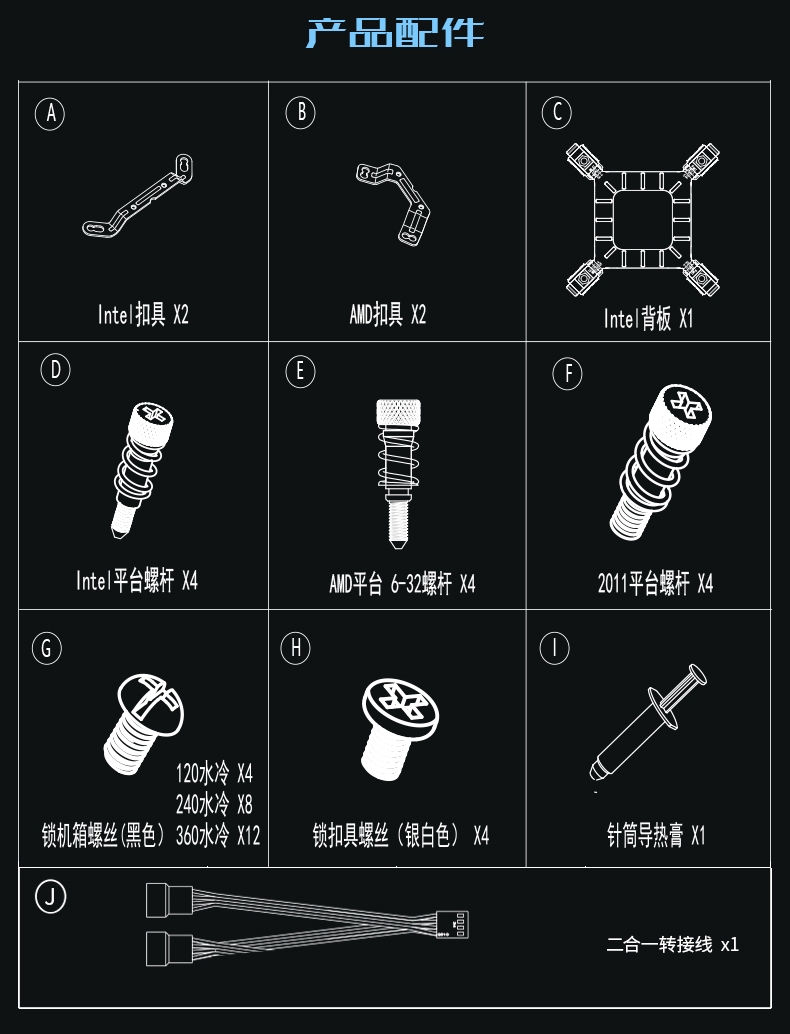 寒战240水冷散热器